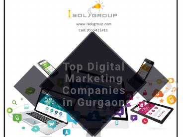 Top Digital Marketing Companies in Gurgaon