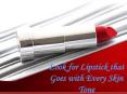 Look for Lipstick that Goes with Every Skin Tone