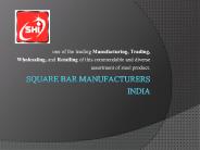 square bar manufacturers india