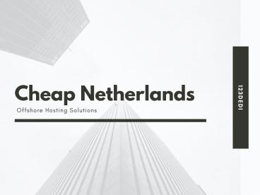Dedicated Server Netherlands