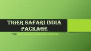 Tiger safari India package
