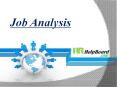 Job Analysis PowerPoint PPT Presentation