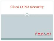 Cisco CCNA Security