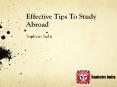 Effective Tips To Study Abroad (1) PowerPoint PPT Presentation