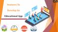 Features to develop an educational app PowerPoint PPT Presentation