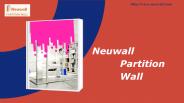Movable Framed Glass Partition Wall