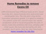 Oily Skin Home Remedies