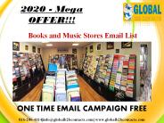 Books and Music Stores Email List