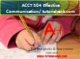 ACCT 504 Effective Communication/tutorialrank.com PowerPoint PPT Presentation