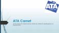 ATA Carnet PowerPoint PPT Presentation