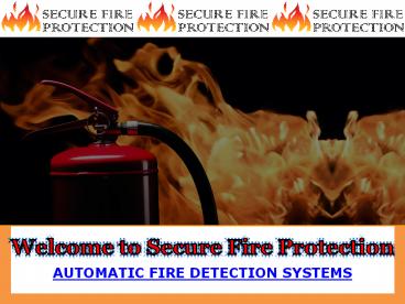 Automatic Fire Detection Systems