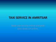AFFORDABLE TAXI SERVICE IN AMRTSAR