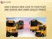SCHOOL BUS USING QUALITY PAINTS
