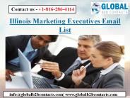 Illinois Marketing Executives Email List