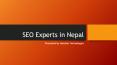 SEO Experts in Nepal PowerPoint PPT Presentation