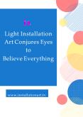 Light Installation Art Conjures Eyes to Believe Everything PowerPoint PPT Presentation
