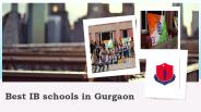 Best IB schools in Gurgaon