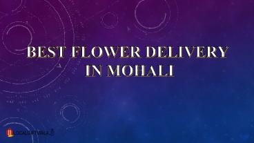 Best Flower Delivery in Mohali