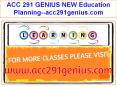 ACC 291 GENIUS NEW Education Planning--acc291genius.com PowerPoint PPT Presentation
