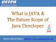 Best Advance JAVA Training Institute