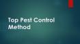 Top Pest Control Method For Your Home And Your Pest Control Services For Home PowerPoint PPT Presentation