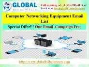 Computer Networking Equipment Email List