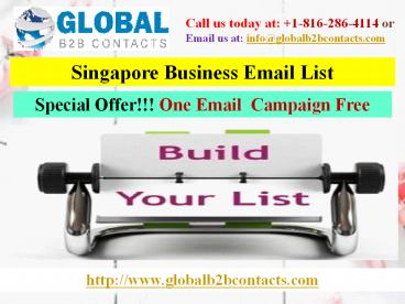 Singapore Business Email List