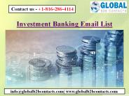 Investment Banking Email List
