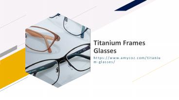 Titanium Frames Glasses