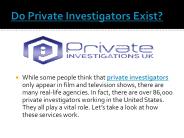 private detective london