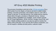 Quick HP Envy 4520 Mobile Printing Setup Support!