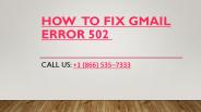 How to Fix Gmail error 502 | Gmailinformation