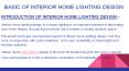 Interior Home Lighting Design PowerPoint PPT Presentation