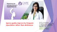 Sperm quality improve by frequent ejaculation rather than abstinence