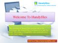 Best Free File Sharing | Handyfiles PowerPoint PPT Presentation