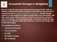 Household Storage in Bangalore PowerPoint PPT Presentation