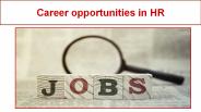 Career Opportunities in HR
