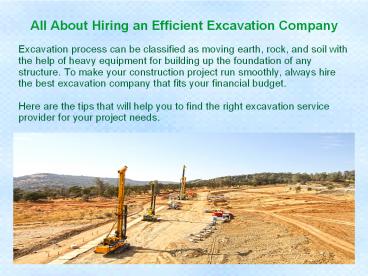 Drill Tech Drilling & Shoring, Inc.