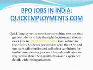 Best Bpo jobs in India 2020