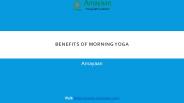 Benefits Of Morning Yoga