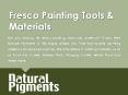 Fresco Painting Tools & Materials - Natural Pigments PowerPoint PPT Presentation