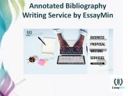 EssayMin Offers Best Annotated Bibliography Writing Service