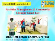 Facilities Management & Commercial Cleaning Email List