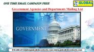 Government Agencies and Departments Mailing List