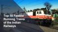 Top 10 Fastest Running Trains of the Indian Railways PowerPoint PPT Presentation