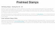Custom Pre Inked Stamps Online