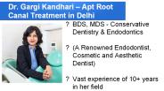 Root Canal Specialist in Delhi