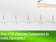 How PCD Pharma Companies in India Operates?