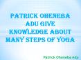 Benefits Of Yoga Asana 2019 Highlights By Patrick Oheneba Adu PowerPoint PPT Presentation