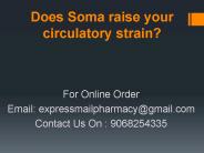 Does Soma raise your circulatory strain?